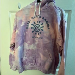 kappa kappa gamma tie dye hoodie